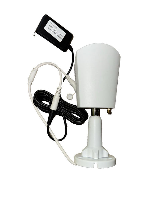 WiFi Security Camera 3MP, IP67,Motion/Human Detection, and Alert,Floodlights,, Unbranded – a white surveillance camera with a cable