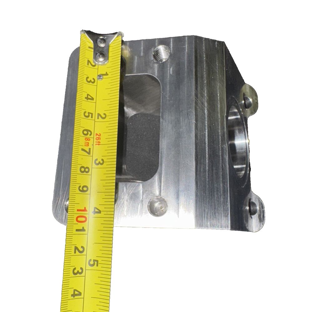 DBV2 Turbo Adapter (Please See Photos) – a measuring tape is attached to a metal piece
