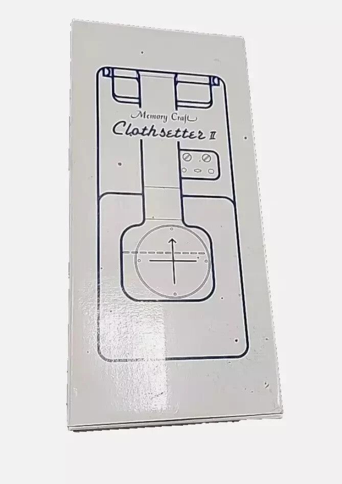 Memory Craft ClothSetter 2 - Precision Fabric Alignment Tool for Seamless Sewin – a white card with a drawing of a basketball court