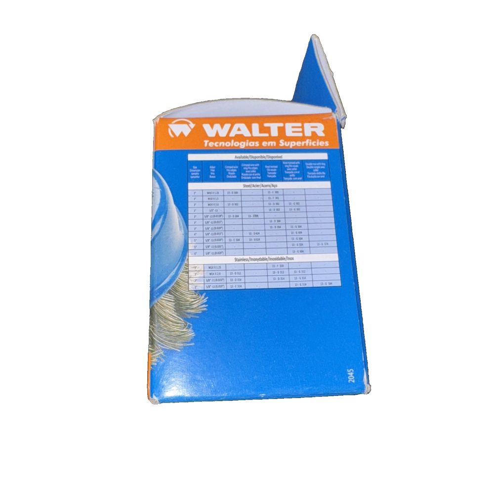 Walter - 3" 5/8-11 ST ST Cup Brush - 662980137345, DaveyDooDeals – water filter cartridge for water treatment
