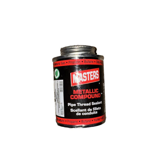 MASTERS Metallic Compound, Brush-Top Can, 250 ml, 0° C - 287° C (32° F - 550° F – a can of metallic paint