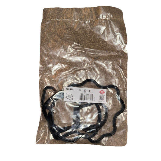 Elring 130280 - Mercedes Engine Valve Cover Gasket – a bag of brown and black rubber straps