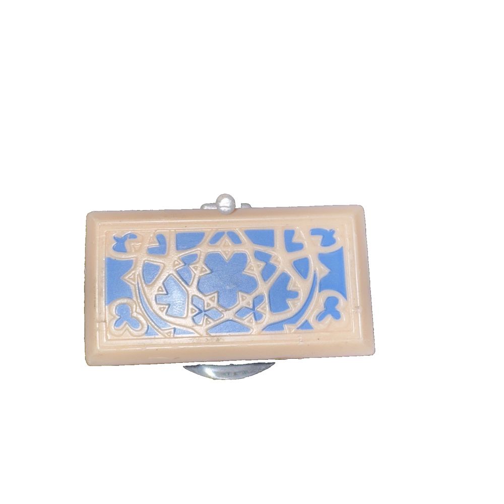 Snow White Decorative Chest Figurine 2025, DaveyDooDeals – a blue and white tile with a star design