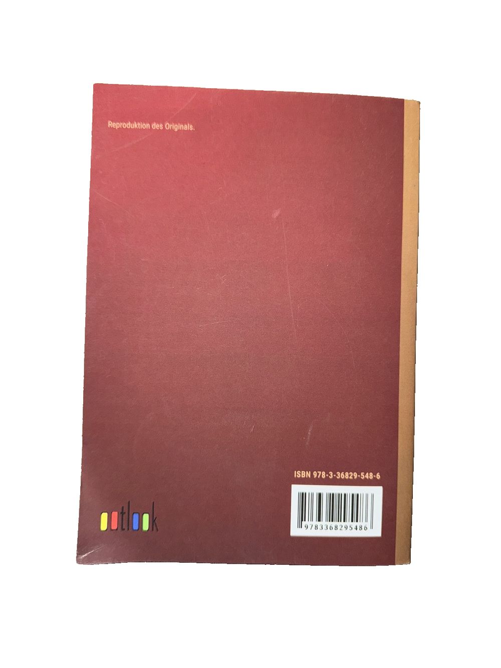 Wie Uli der Knecht glcklich wird: in Grodruckschrift, DaveyDooDeals – a5 notebook with a red cover
