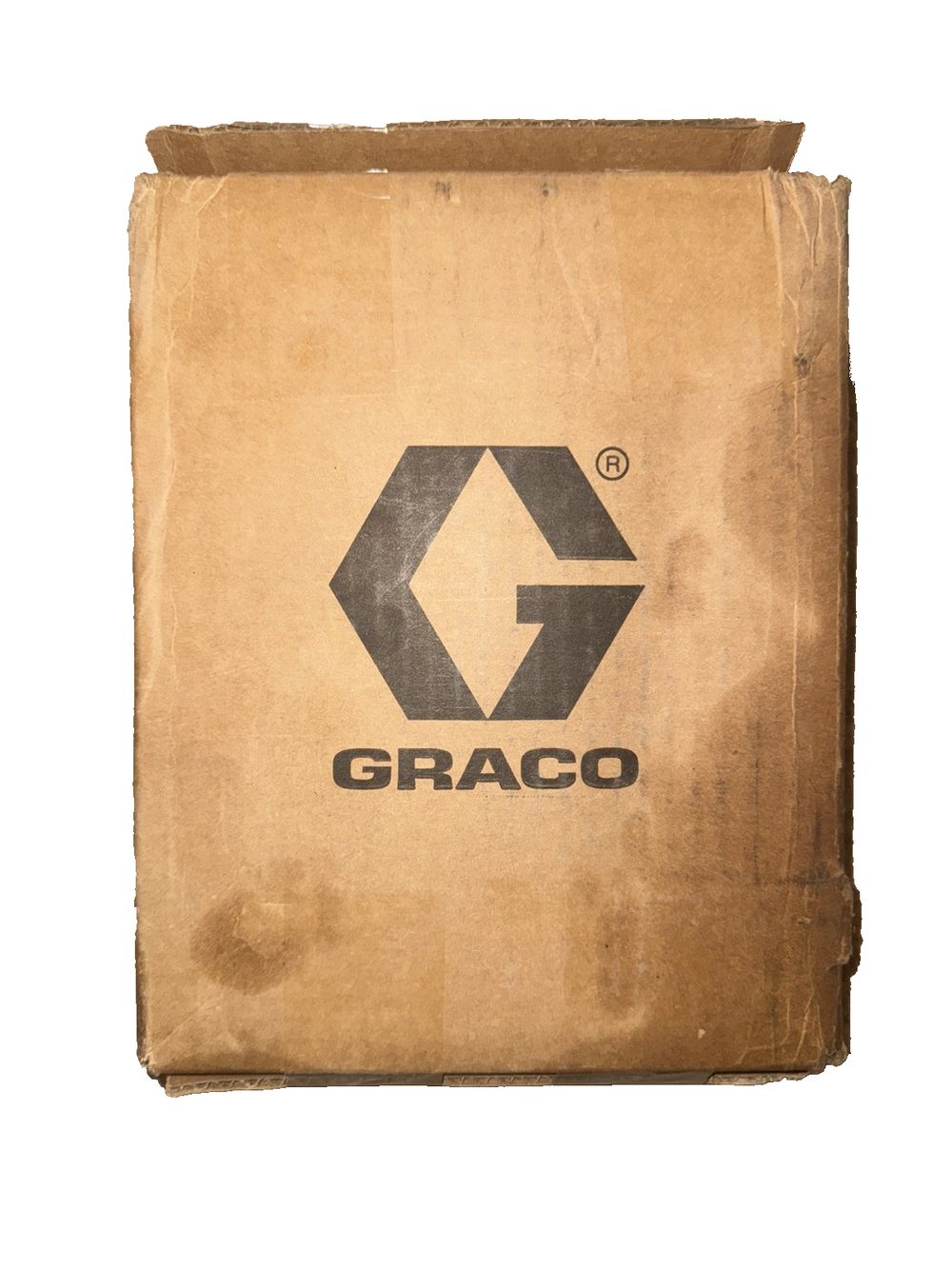 Graco 24X805 GL-1 X Injector, 5 Point - High-Performance Fluid Delivery Solution – a brown box with the logo of the company