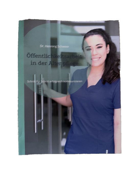 ffentlichkeitsarbeit in der Altenpflege: Schritt fr Schritt erfolgreich kommuniz, DaveyDooDeals – a book with a woman in a blue shirt
