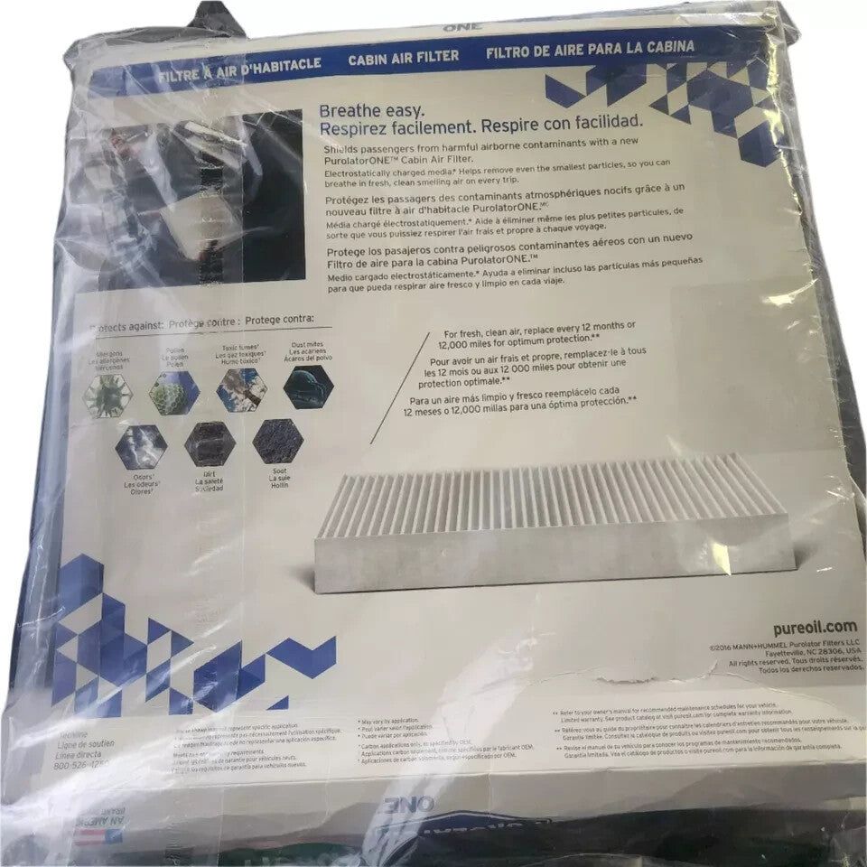 PurolatorONE Advanced Cabin Air Filter C48162 - Compatible with Nissan – a package of the new intel pro x and intel pro x