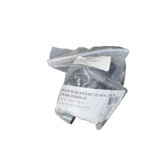 Micro Spline, Aluminum, 12x142/148/157/197mm TA (Fits Ratchet Hubs), DTSwiss – a bag of white plastic bags with a white label