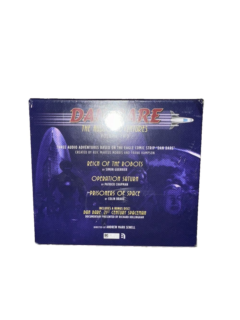 Dan Dare: Volume 2 Audiobook Adventures, DaveyDooDeals – the box of the original airbrushe