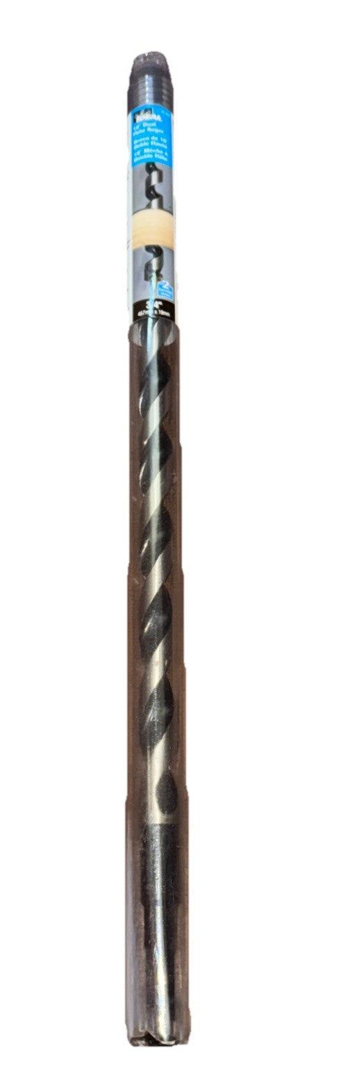 IDEAL INDUSTRIES 18 inch x 3/4 inch Dual Flute Auger Bit – a drill with a hole in the middle