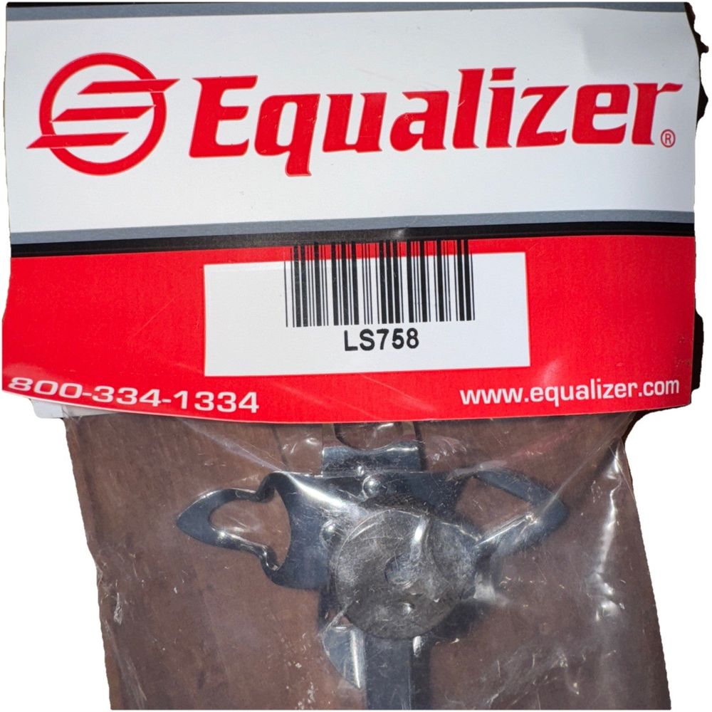 Equalizer Windshield Locking Strip Tool - LS758 – a small piece of metal with a barcode on it