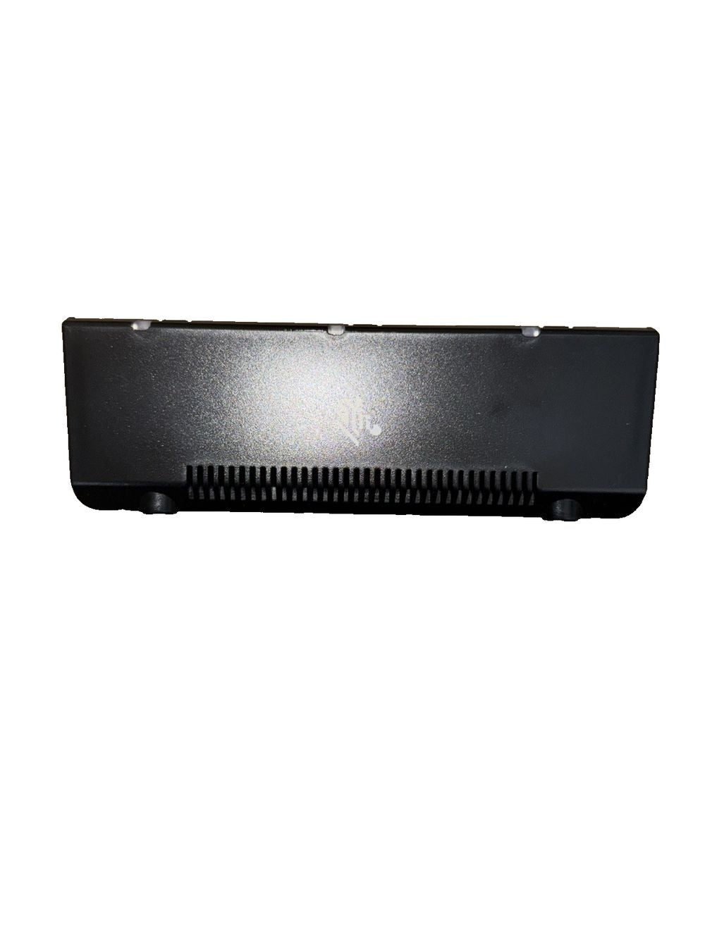 Zebra 3-Slot Battery Charger - battery charger – the back of a black metal shelf