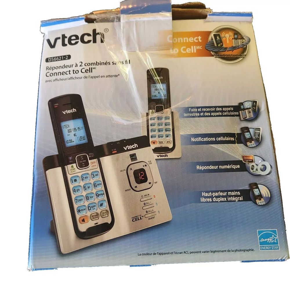 Vtech DECT 6.0 Cordless Phones (2 Pack) with Bluetooth Connect-to-Cell, Caller I – vtech vt - 2 cord cord cord cord cord cord cord cord cor…