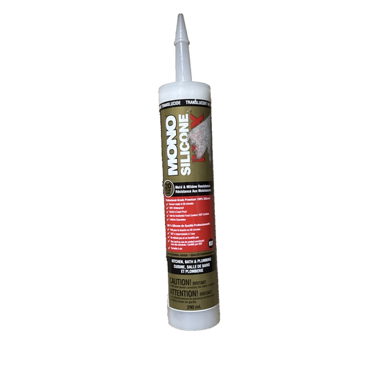 DAP MONO SILICONE PRO Premium Silicone Sealant for Window & Translucent White