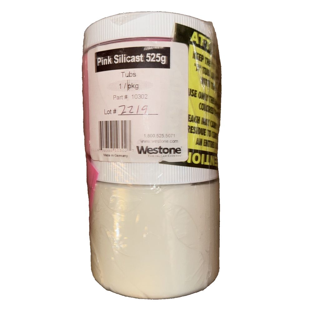 Pink Silicast 525G, DaveyDooDeals – a bottle of pink paste on a white background