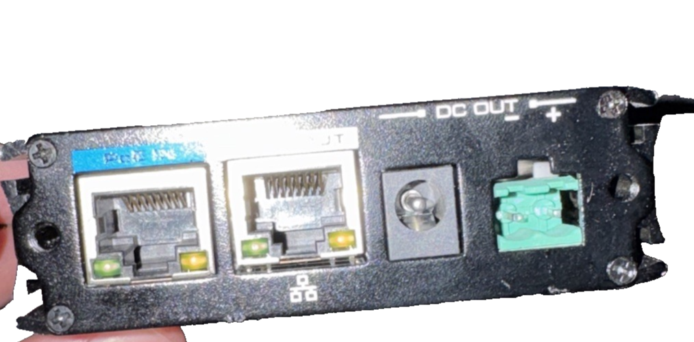 POE+Splitter 25W Single Port Gigabit POE Splitter (No cords)