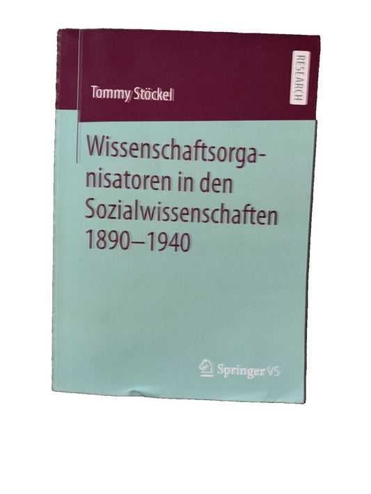 Wissenschaftsorganisatoren in den Sozialwissenschaften 1890-1940, DaveyDooDeals – the cover of the book ' visscht - nistenn - solvisen '