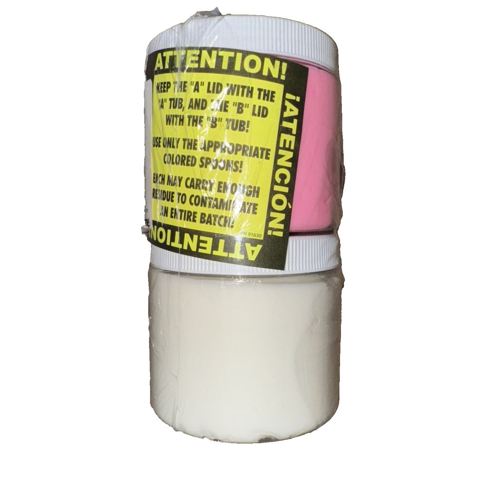 Pink Silicast 525G, DaveyDooDeals – a bottle of white paint with a pink label