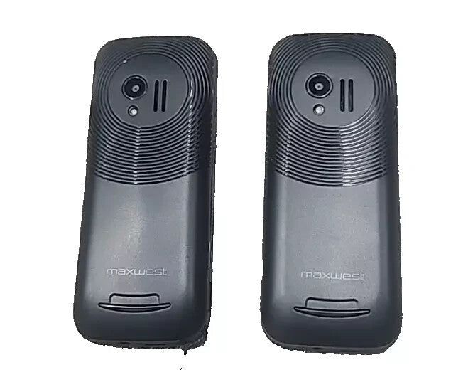 Maxwest UNO M6 3G Cell Phone Lot of 2 – the back of a pair of black motorola motorola motorola motorola motorola motorola motorola motorola…