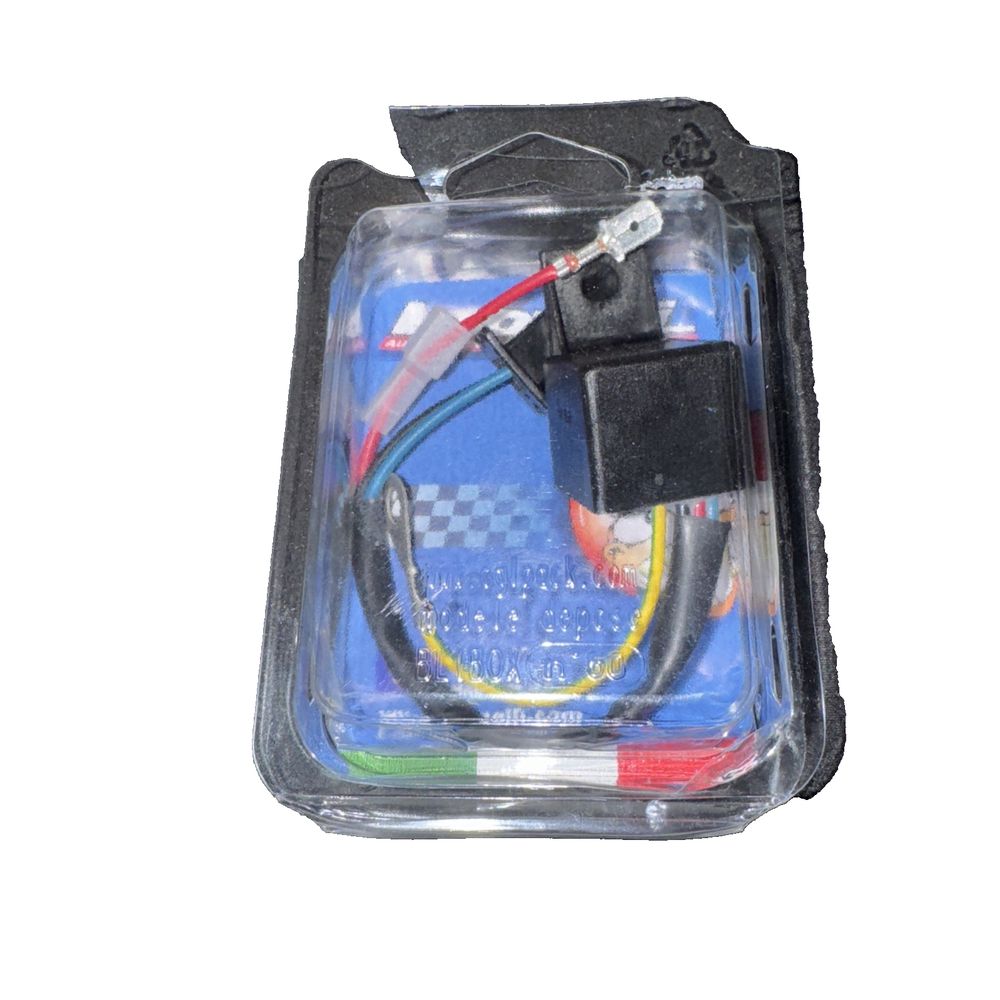 Leonelli Black 12V Regulator For Fan – a small plastic case with a wire and a wire