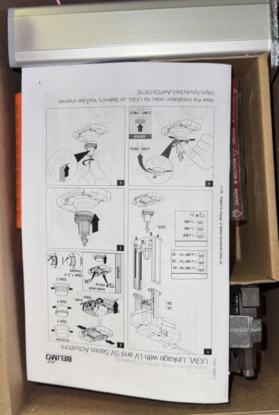 UGVL+SVKX24-MFT | Belimo | Control Valves, DaveyDooDeals – a box with a drawing of a light fixture