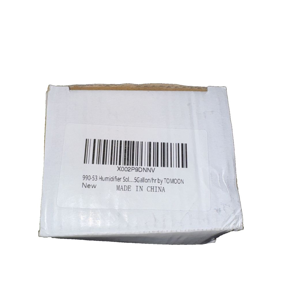990-53 humidifier solenoid valve assembly, DaveyDooDeals – a white plastic bag with a barcode on it