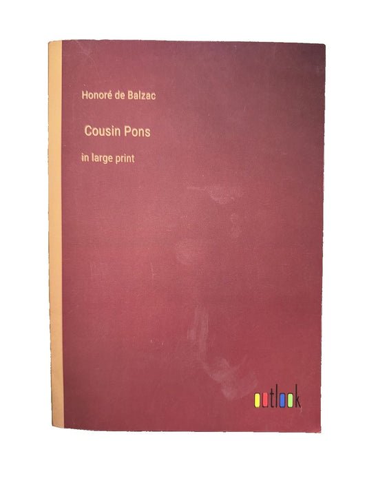 Cousin Pons: in large print, DaveyDooDeals – the front cover of the book, showing the title
