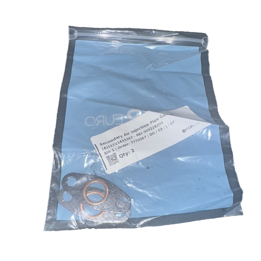 BMW Secondary Air Injection Pipe Gasket - FCP EURO 11721435367 2 Pack