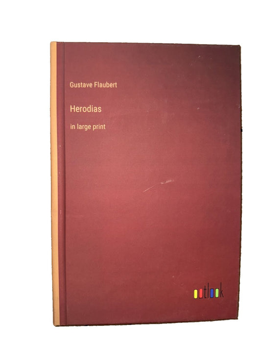 Herodias: in large print, DaveyDooDeals – a book with a red cover and gold lettering