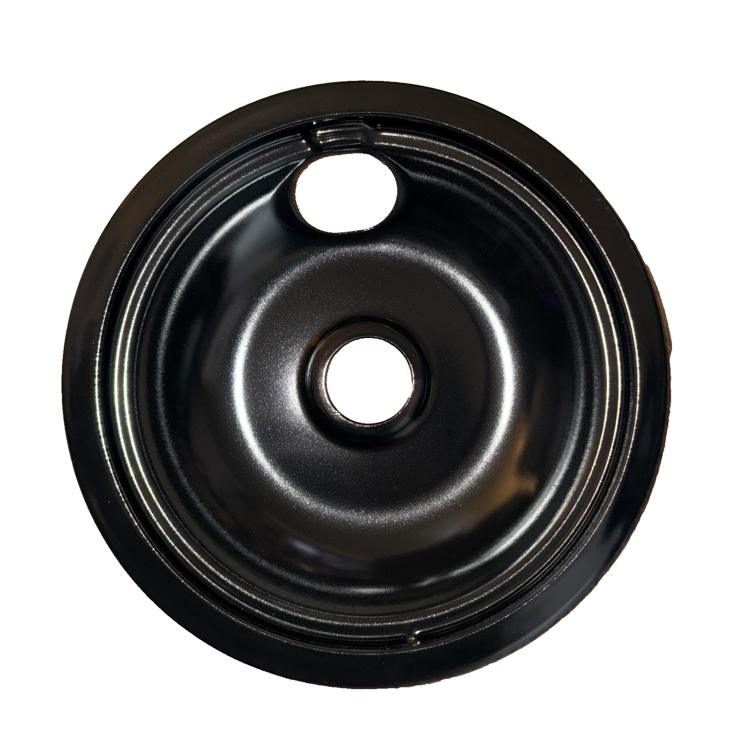 ApplianceMates Black Porcelain Drip Pans 4-pack 318067041 & 318067051 (4 Total)