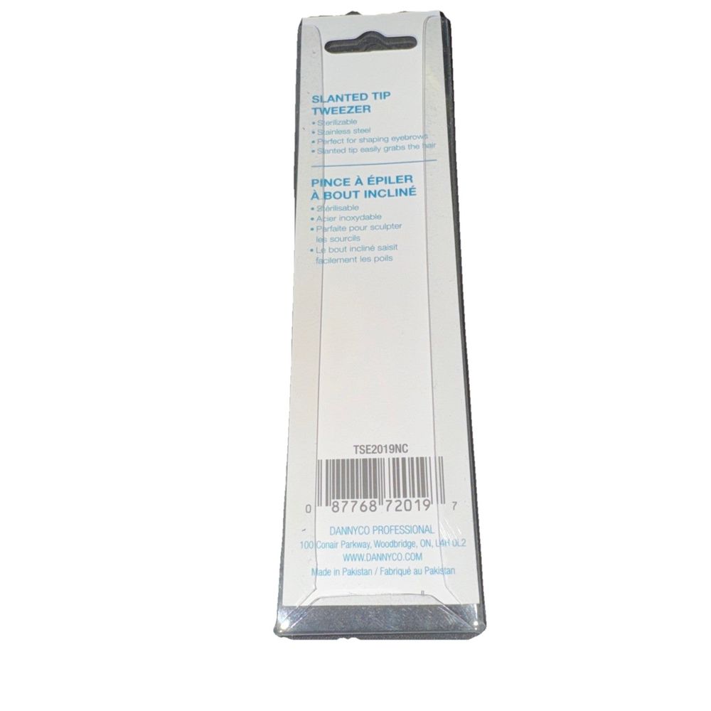 Edge Slant Tweezer # Se-2019, Silkline – a tube of white paint with a black handle
