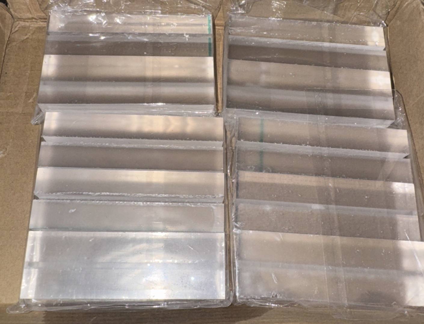 5x7 Inch Frosted Arch Acrylic Sign With Clear Stand 10 pack