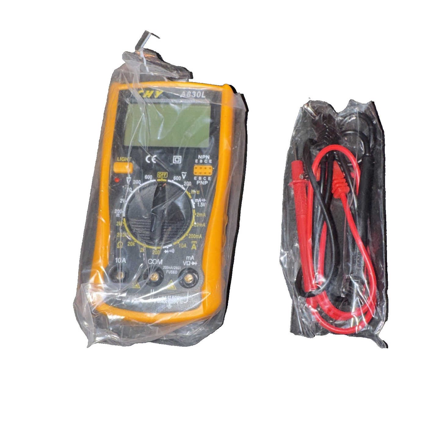Digital Multimeter LCD AC/DC Voltage Current Resistance Tester Meter