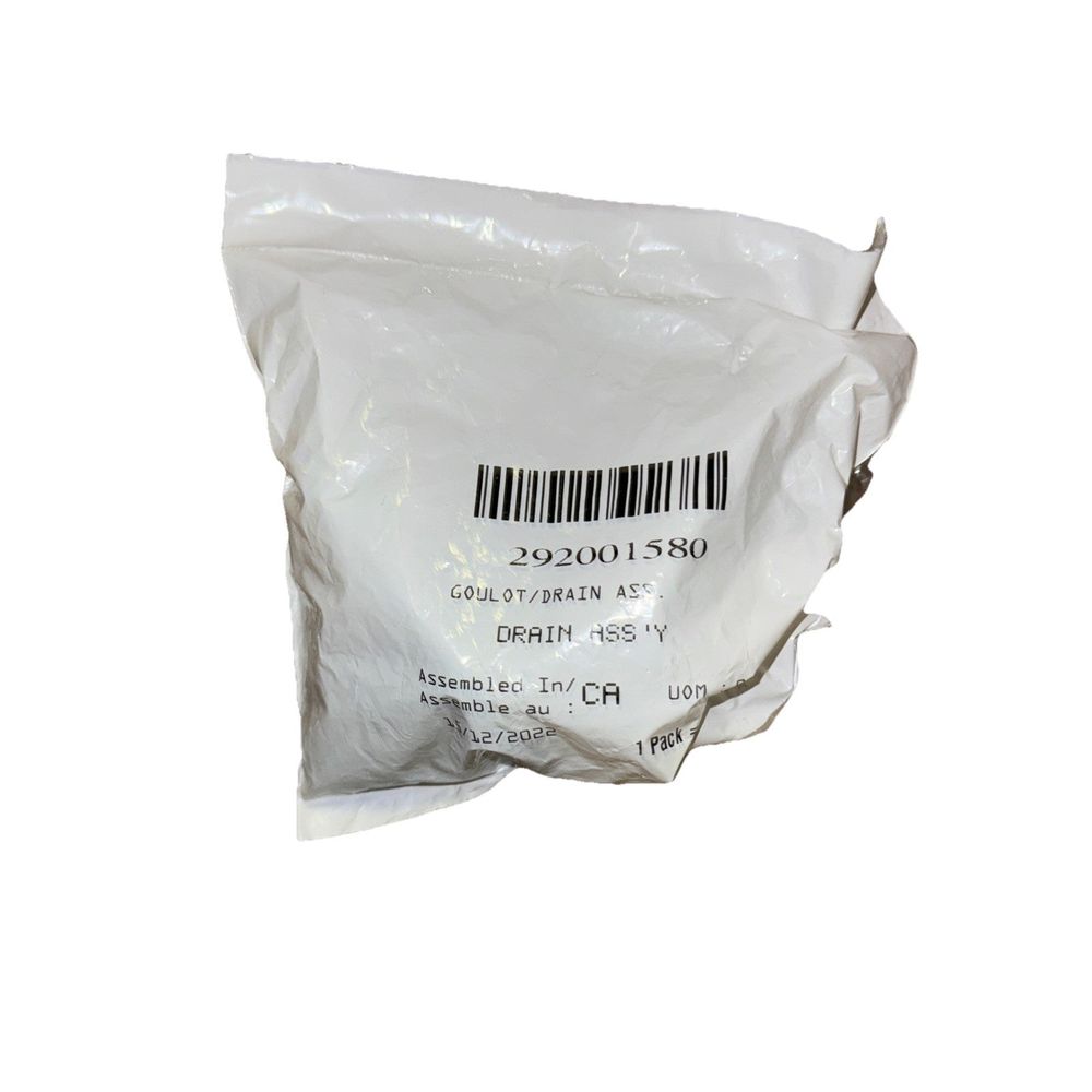 Sea-Doo Drain Assembly 292001580 – a bag of white powder
