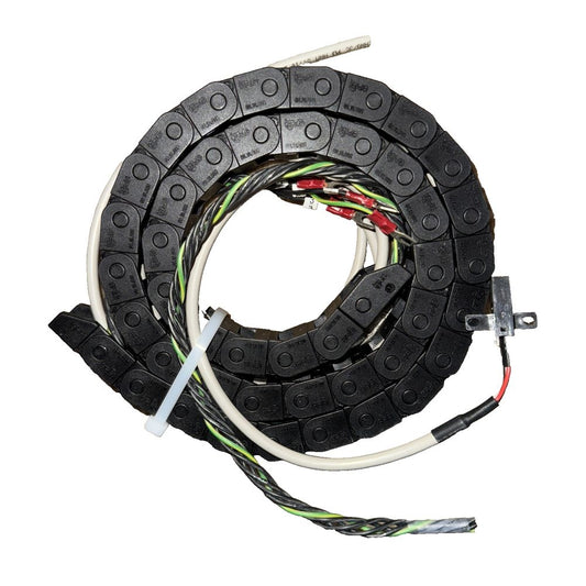 06.16.038.0 IGUS - Cable chain With Assorted Cables – a black and white cable with a red and green wire