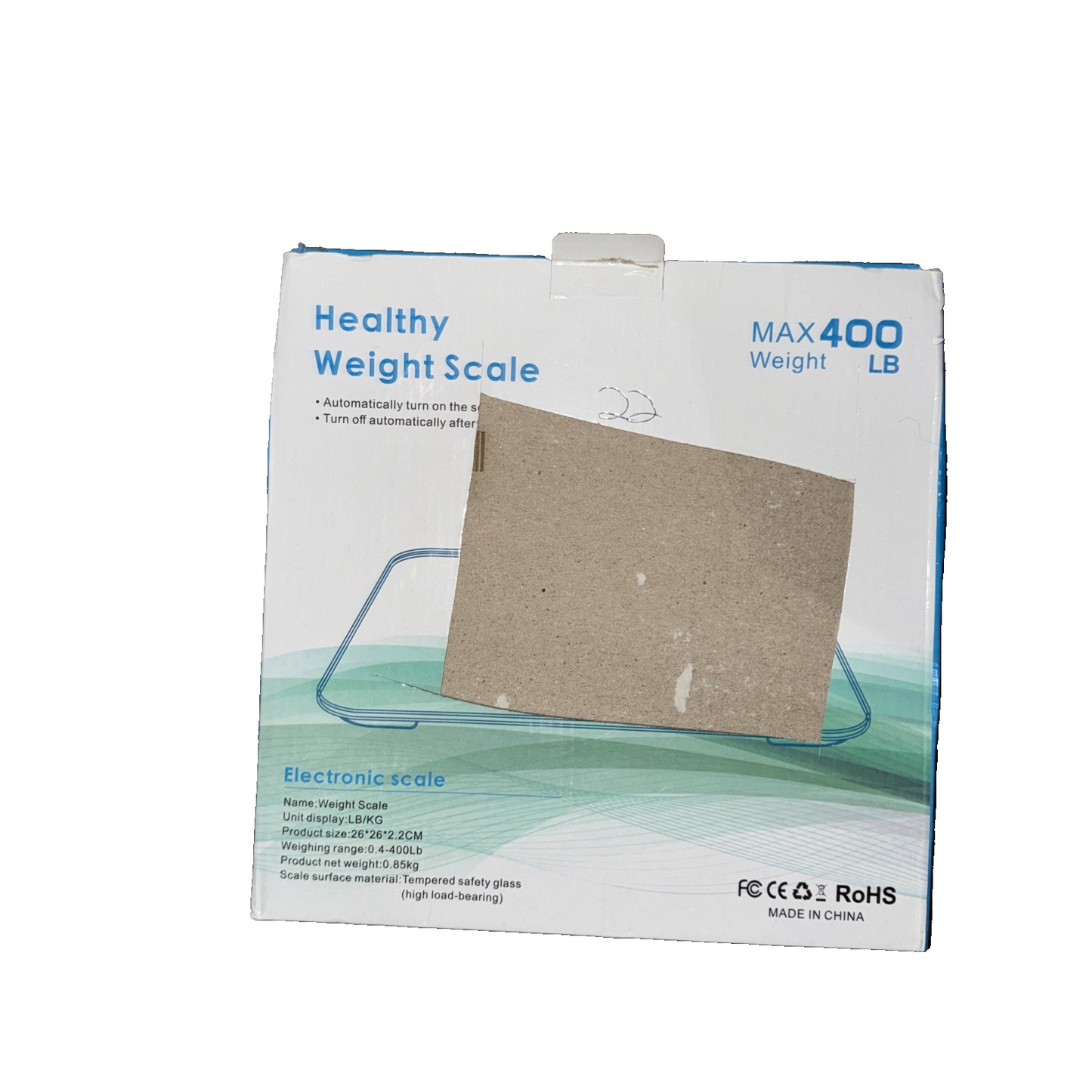 Electronic Digital Weight Scale LCD Display High Accuracy Compact