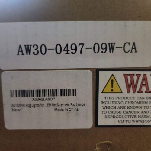 Auto Wiki Replacement Fog Lights for BMW X4 X1 X3 (2015+) 2PCS Fog Lamp Assembly, AutoWiki – a box with a label on it