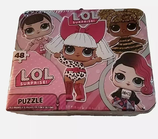 LOL Surprise 48-Piece Jigsaw Puzzle in Collectible Lunchbox Tin - Fun Activity, Lol Suprise – loy lo surprises in the box