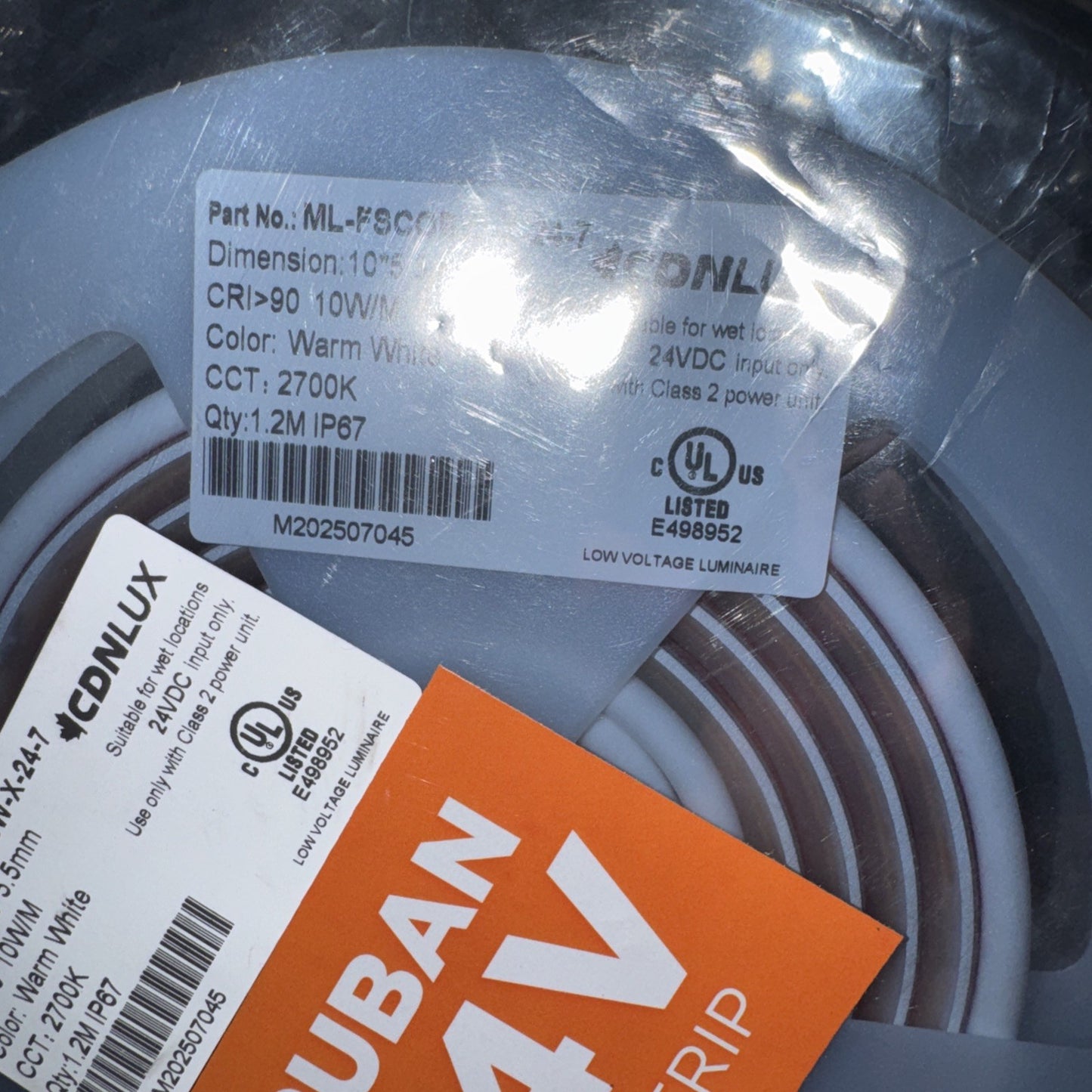 CDNLUX ML-FSCOBW-X-24-7 24V COB LED Strips