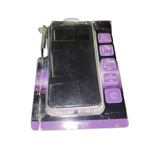 Sharp ELW535XGBWH 422 Function 16-Digit Scientific Calculator - Damaged Packagi – a cell phone with a purple and black cover