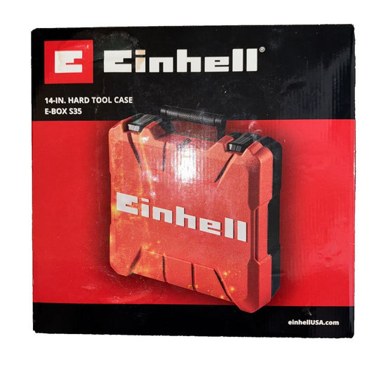 Einhell E-Box S35 Hard tool Case 14 Inches – the box of the einl 4 - in - hand case