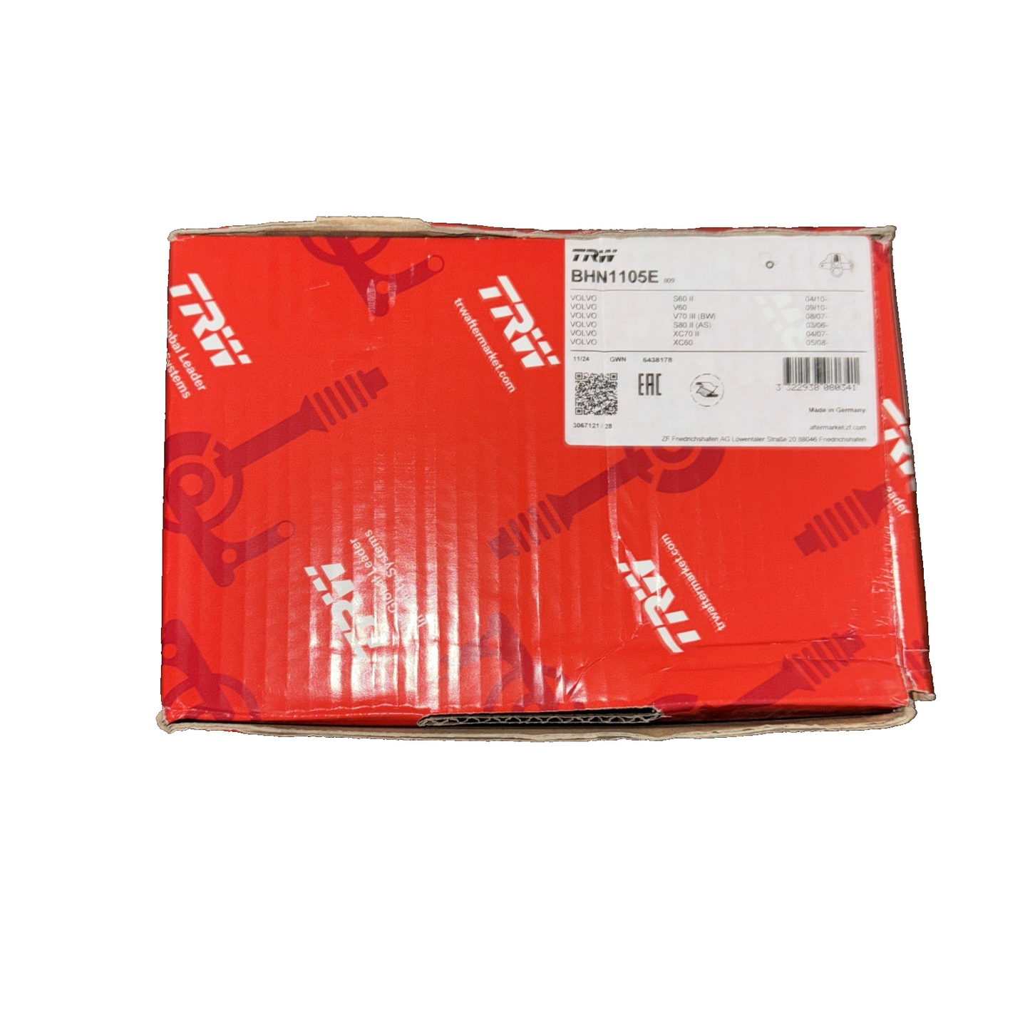TRW BHN1105E Brake caliper Aluminium