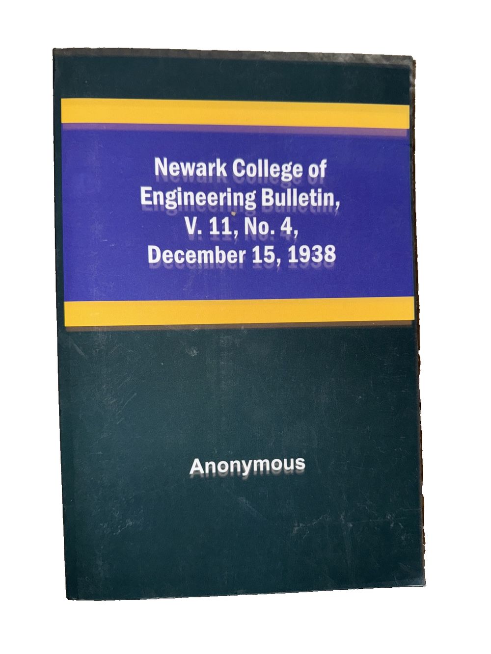 Newark College of Engineering Bulletin, v. 11, No. 4, December 15, 1938, DaveyDooDeals – anonis new engine engine service manual