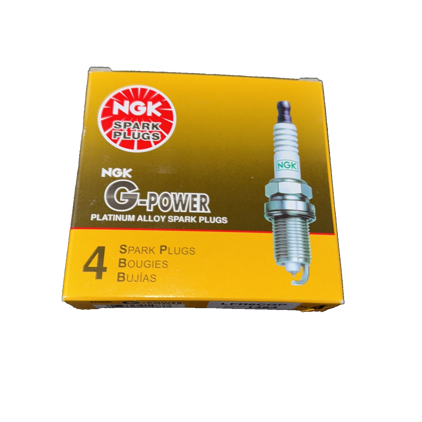 QTY 4 NGK G-Power Platinum Spark Plug LFR6CGP 1483 for Hyundai Mitsubishi Subaru