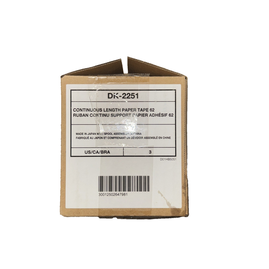Brother Continuous Paper Label Tape DK2251 3 Pack