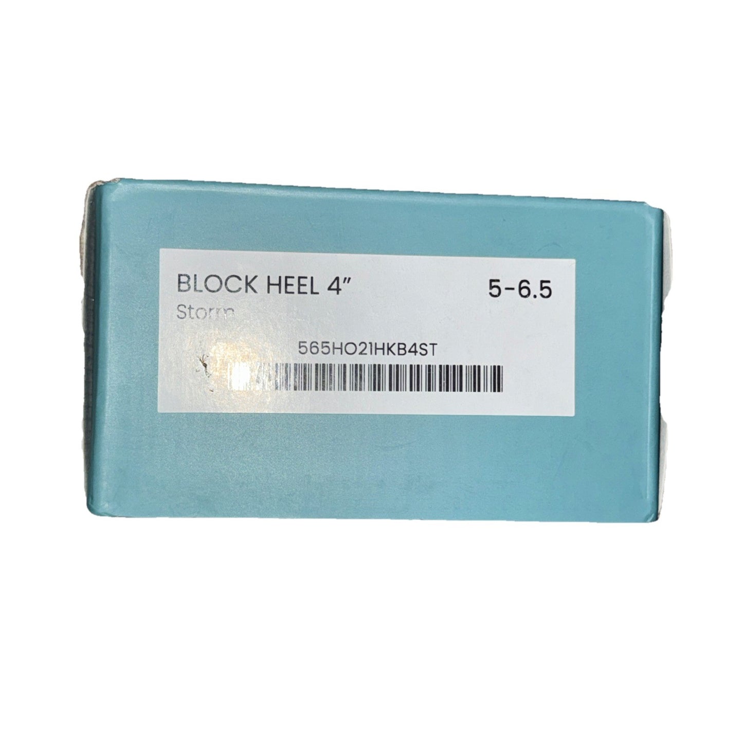Pashion Block Heel 4" Storm For Size 5-6.5