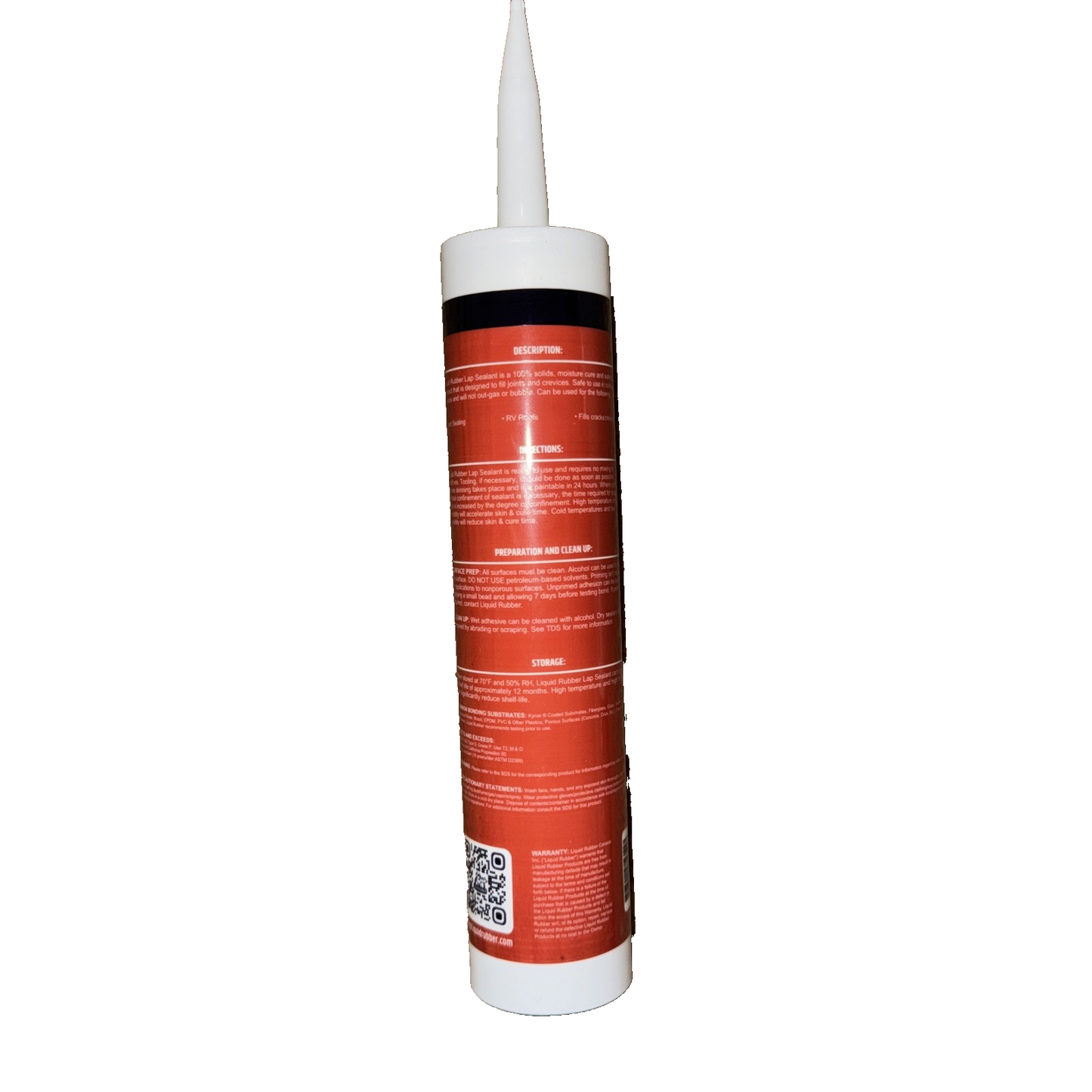 Liquid Rubber RV Lap Sealant, White, 1 Pack