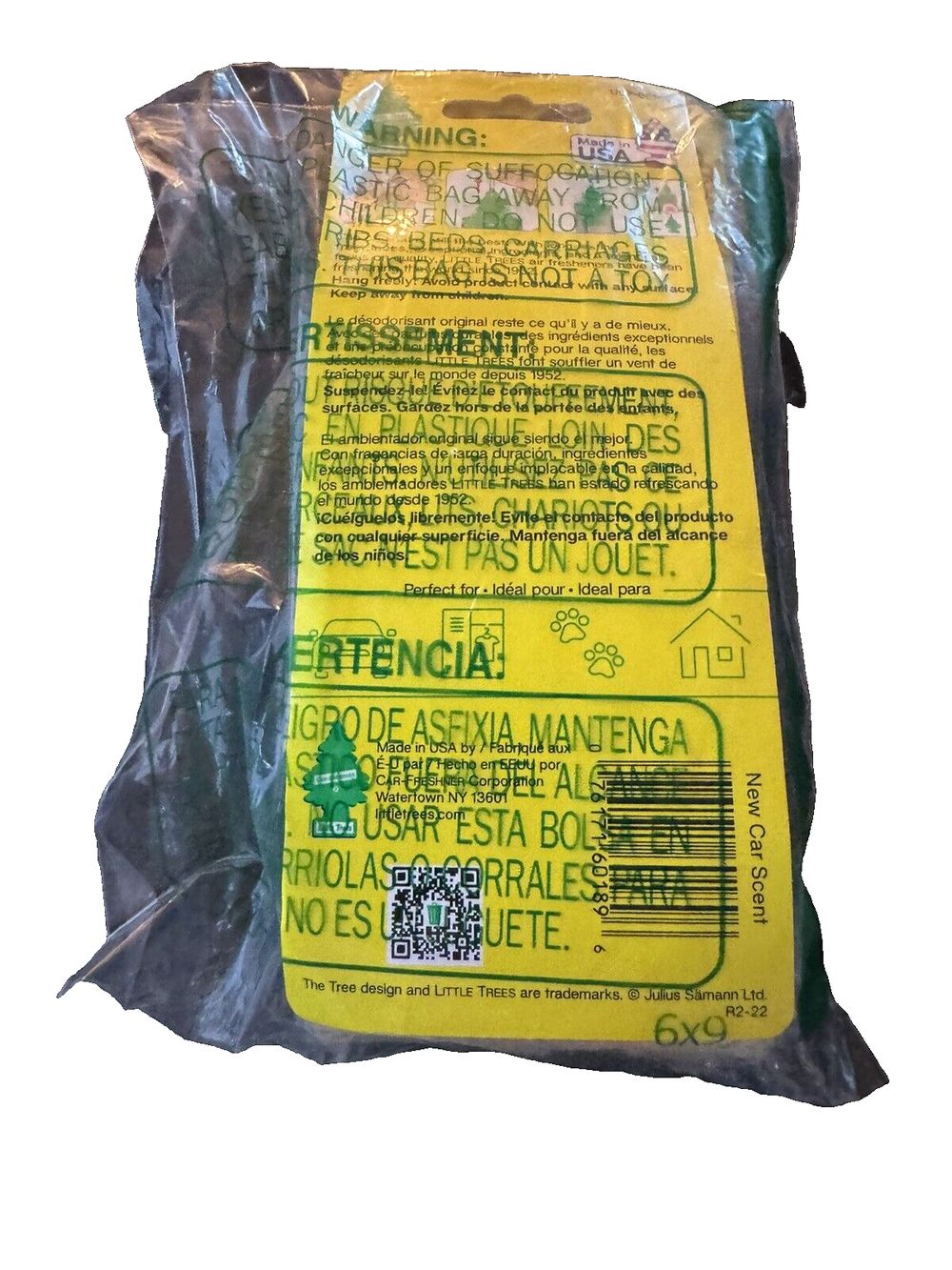 LITTLE TREES Air Fresheners Car Air Freshener. Hanging Tree 12 Pack – a bag of green tea powder