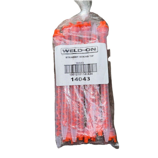 Weld On Straight Mixing Tip 10 Pack, DaveyDooDeals – weldon red plastic straws