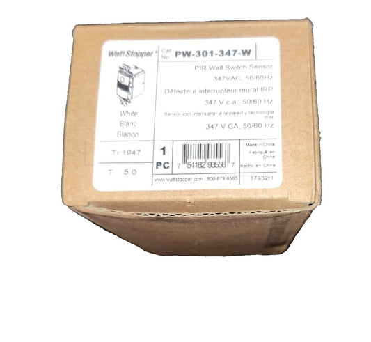 PIR Wall Switch Occupancy Sensor, 347V, White, Watt Stopper – a box of the new pw - 1 - 1 - 1 - 1 - 1 - 1